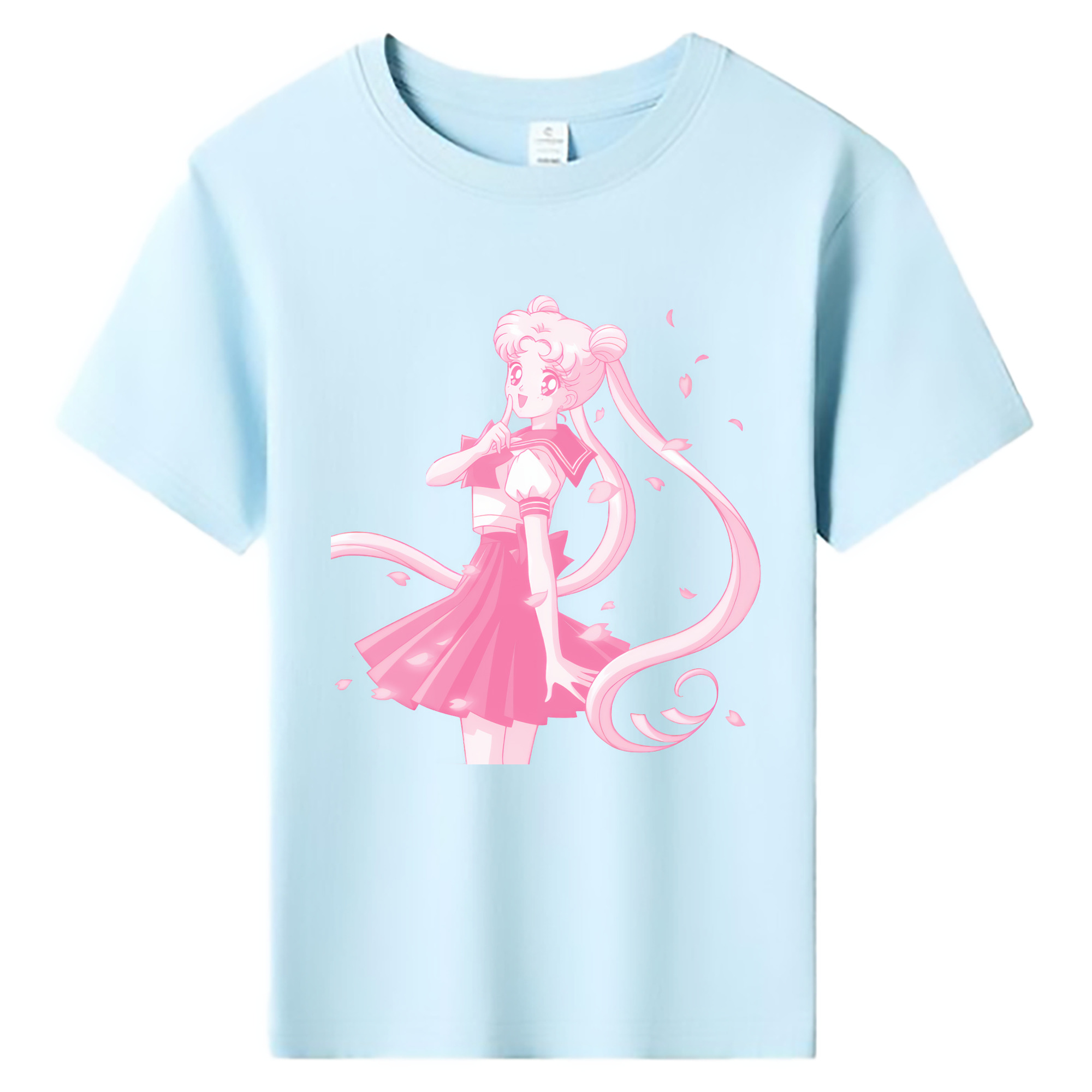 （画像用） 美少女戦士セーラームーン 愛野 美奈子 あいの みなこ Sailor Moon Aino Minako 綿100％キッズTシャツ（フロントプリント）